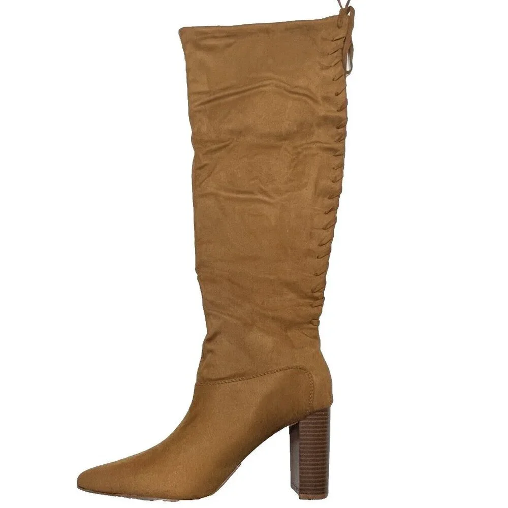 Unknown brown suede
